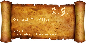 Kulcsár Zita névjegykártya