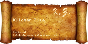 Kulcsár Zita névjegykártya